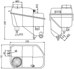 MAHLE CRT202000S — Vas de expansiune