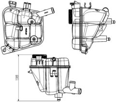 MAHLE CRT231000S — Расширительный бачок