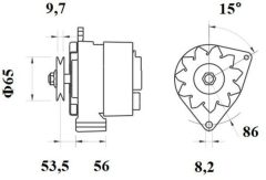 MAHLE MG375 — Alternator