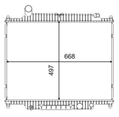 MAHLE CR2578000S — Radiator răcire motor