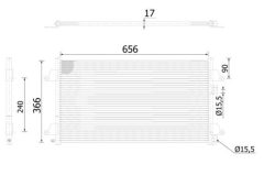MAHLE AC366000S — Radiator aer condiționat