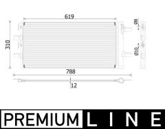 MAHLE AC892000P — Радиатор кондиционера