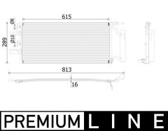 MAHLE AC893000P — Radiator aer condiționat