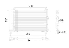 MAHLE AC905000S — Radiator aer condiționat