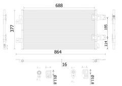 MAHLE AC906000S — Radiator aer condiționat