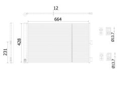 MAHLE AC911000S — Радиатор кондиционера