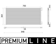 MAHLE AC925000P — Radiator aer condiționat