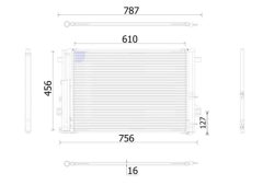 MAHLE AC933000S — Radiator aer condiționat