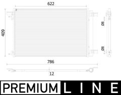 MAHLE AC939000P — Radiator aer condiționat