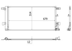 MAHLE AC961000S — Радиатор кондиционера