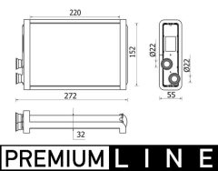 MAHLE AH37000P — Radiator încălzire habitaclu