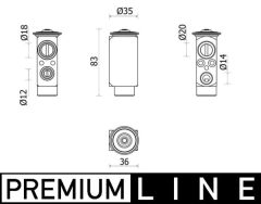 MAHLE AVE148000P — Расширительный клапан кондиционера