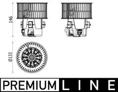 MAHLE AB279000P — Моторчик печки