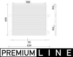 MAHLE AC75000P — Радиатор кондиционера