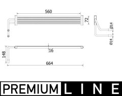 MAHLE CLC97000P — Radiator ulei servodirecție