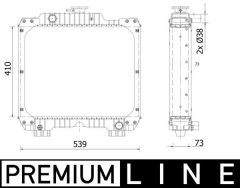 MAHLE CR2293000P — Radiator răcire motor