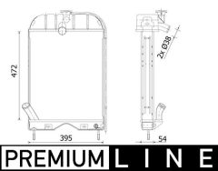 MAHLE CR2296000P — Радиатор охлаждения