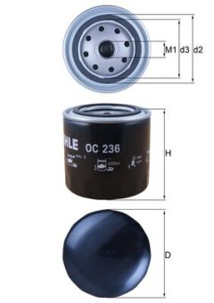 MAHLE OC236 — Filtru de ulei