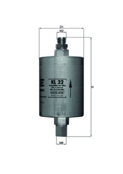 MAHLE KL22 — Filtru combustibil