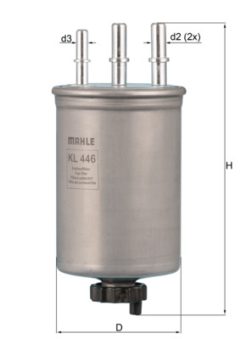 MAHLE KL446 — Топливный фильтр