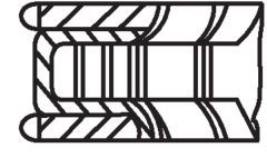 MAHLE 00106N0 — Комплект поршневых колец