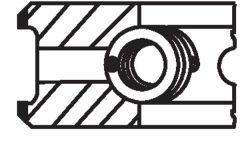 MAHLE 04006N0 — Комплект поршневых колец