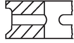 MAHLE 01453N0 — Set segmenți piston
