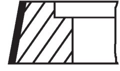 MAHLE 50439N0 — Set segmenți piston