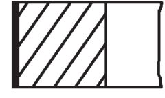 MAHLE NDPR6010T0 — Set segmenți piston