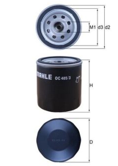 MAHLE OC4053 — Filtru de ulei