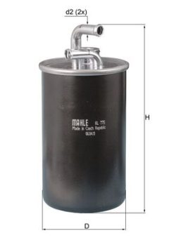 MAHLE KL775 — Топливный фильтр
