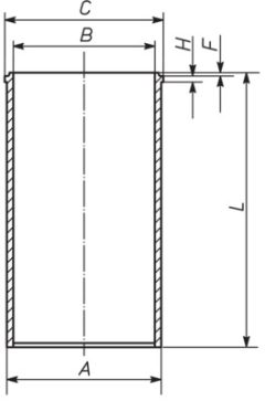MAHLE 029WV2000 — Cămașă cilindru