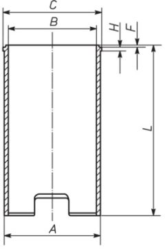 MAHLE 029WV1300 — Гильза цилиндра