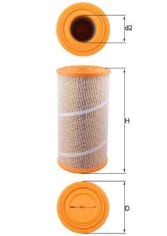MAHLE LX7080 — Filtru de aer