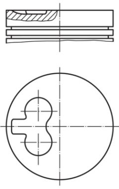MAHLE 0399600 — Поршень