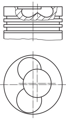 MAHLE 257PI00102000 — Piston motor