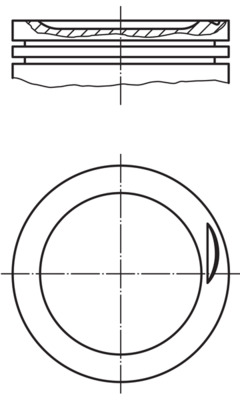 MAHLE 6810400 — Поршень