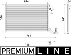 MAHLE CR2445000P — Radiator răcire motor