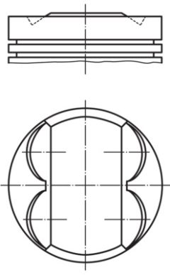 MAHLE 011PI00105000 — Поршень