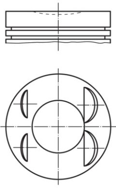 MAHLE 021PI00127000 — Поршень