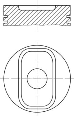 MAHLE 640PI00117000 — Поршень