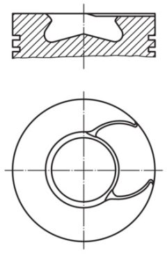 MAHLE 2136700 — Поршень