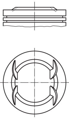 MAHLE 011PI00111000 — Поршень