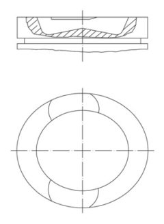 MAHLE 037PI00107000 — Поршень