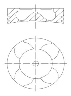 MAHLE 607PI00116001 — Поршень