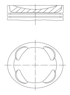 MAHLE 6077800 — Piston motor