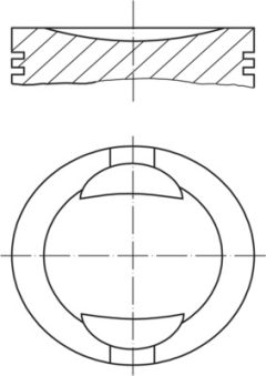 MAHLE 0093600 — Поршень