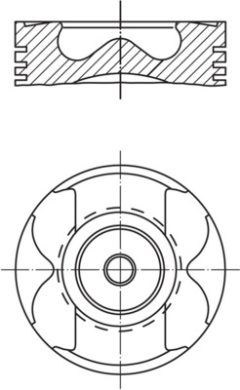 MAHLE 0045900 — Поршень