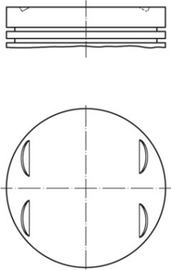 MAHLE 448PI00100000 — Поршень