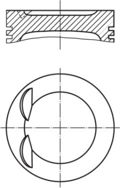 MAHLE 0010600 — Поршень